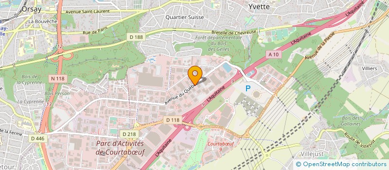 localisation de l'entreprise EMERGY à VILLEBON-SUR-YVETTE
