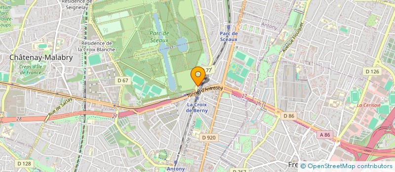 localisation de l'entreprise EMERIA EUROPE à ANTONY