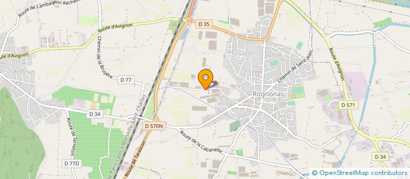 localisation de l'entreprise EMERIC FRANCIS à ROGNONAS