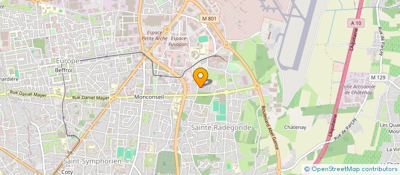 localisation de l'entreprise EMERIC MILLET  TOURS