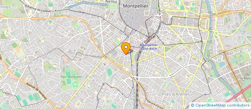 localisation de l'entreprise EMERIS à MONTPELLIER
