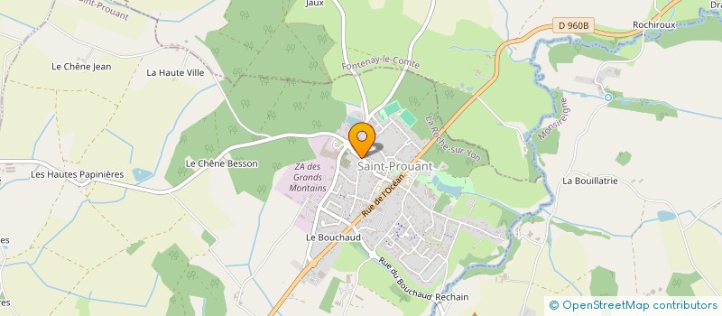 localisation de l'entreprise EMERIT à CHANTONNAY