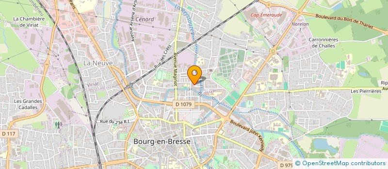 localisation de l'entreprise EMERIT  BOURG-EN-BRESSE