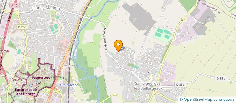 localisation de l'entreprise EMERJY à DISSAY