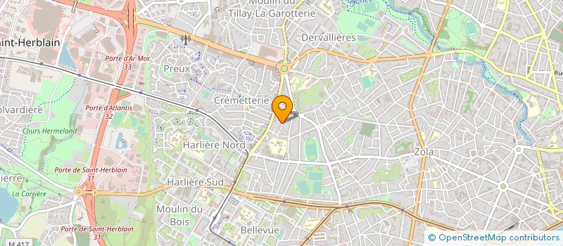 localisation de l'entreprise EMERS à NANTES