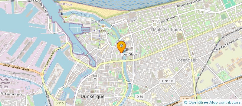 localisation de l'entreprise EMERUGO à DUNKERQUE