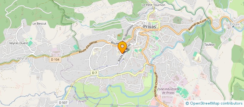 localisation de l'entreprise EMERVEILLES PAR L'ARDECHE à PRIVAS