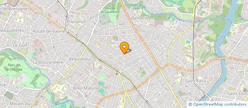 localisation de l'entreprise EMERY à NANTES