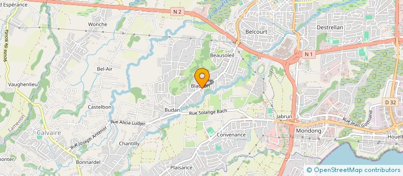 localisation de l'entreprise EMERY  BAIE-MAHAULT