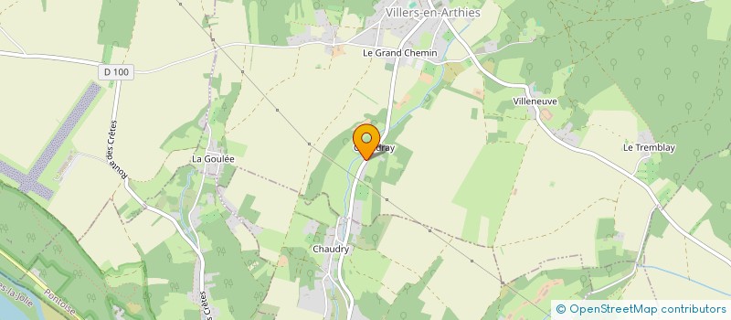 localisation de l'entreprise EMERY SIGNATURE JARDIN CONCEPT  VILLERS-EN-ARTHIES