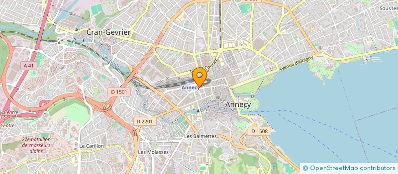 localisation de l'entreprise EMES 1 à ANNECY