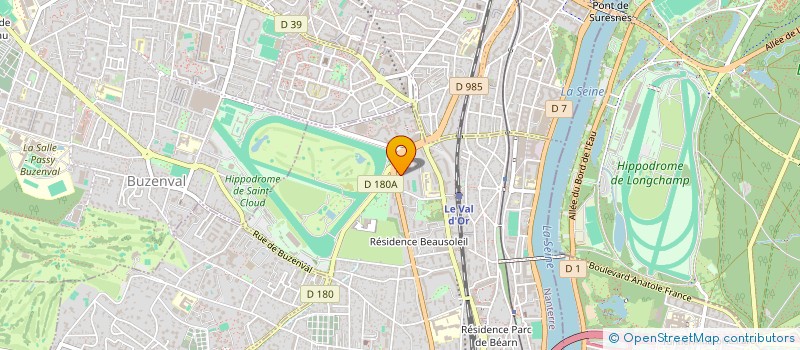 localisation de l'entreprise EMESATEKNA à SAINT-CLOUD