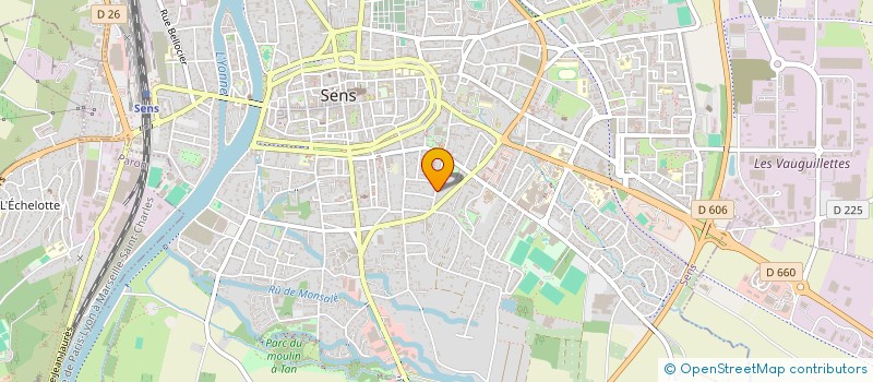 localisation de l'entreprise EMESE HOLDING  SENS