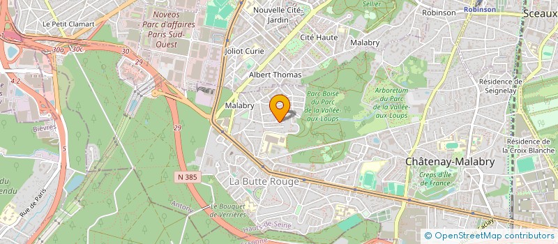 localisation de l'entreprise EMESSA HOLDING à CHATENAY-MALABRY