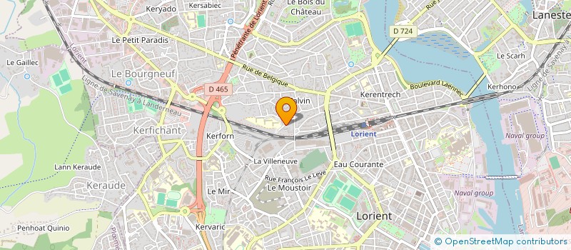 localisation de l'entreprise EMESTEE  LORIENT