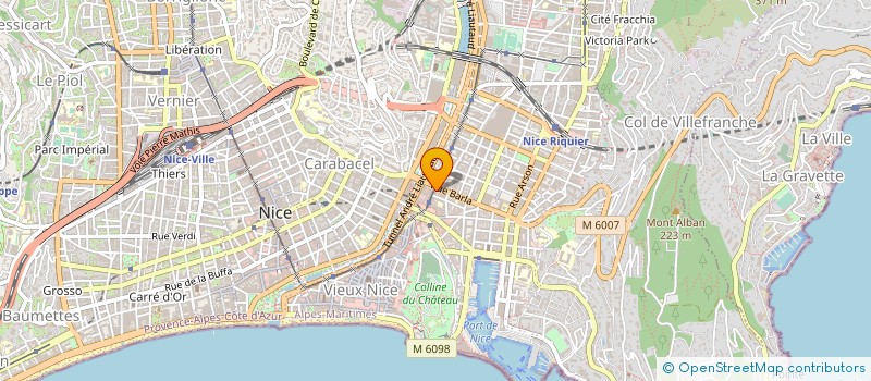 localisation de l'entreprise EMET à NICE