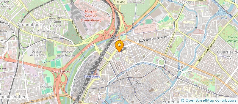 localisation de l'entreprise EMET  STRASBOURG