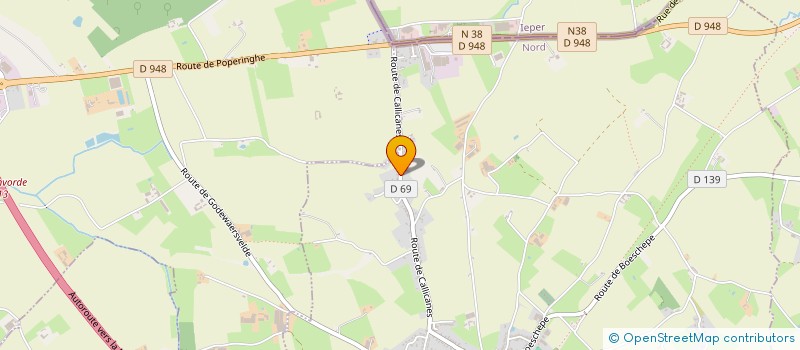 localisation de l'entreprise EMETAN  GODEWAERSVELDE