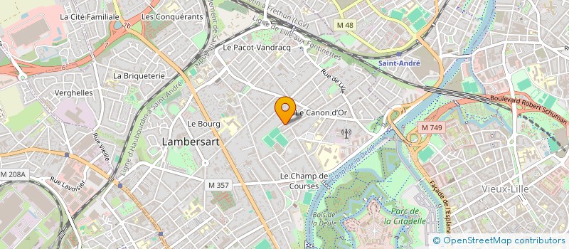 localisation de l'entreprise EMETHIZ à LAMBERSART