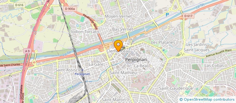 localisation de l'entreprise EMETIS AVOCATS D'AFFAIRES ASSOCIES  PERPIGNAN