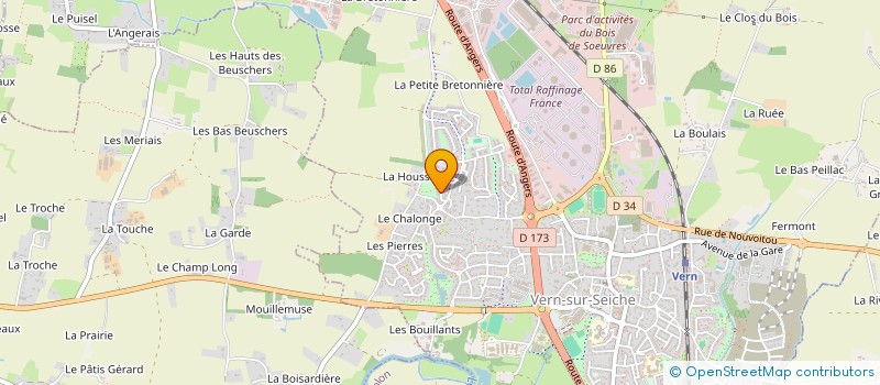 localisation de l'entreprise EMETISSE  VERN-SUR-SEICHE