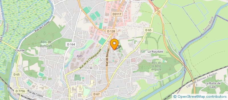 localisation de l'entreprise EMEU DU CASTEL  REDON