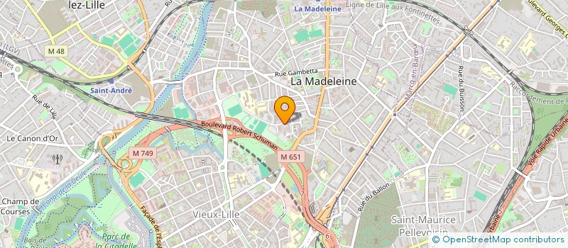 localisation de l'entreprise EMEUTE à LA MADELEINE