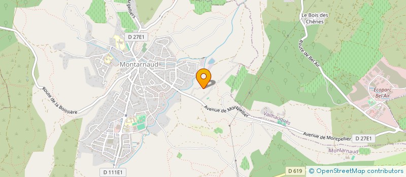 localisation de l'entreprise EMEX  MONTARNAUD