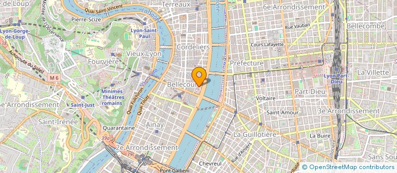 localisation de l'entreprise EMF 2  LYON