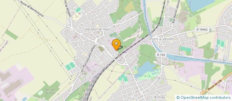 localisation de l'entreprise EMF CONSTRUCTION  VENDIN-LE-VIEIL