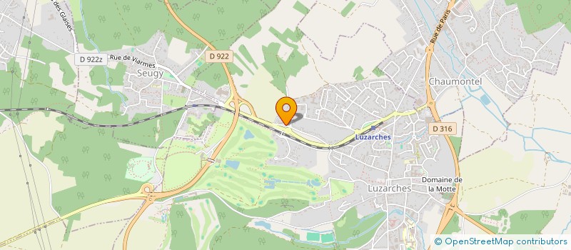 localisation de l'entreprise EMF.COUVERTURE  VIARMES