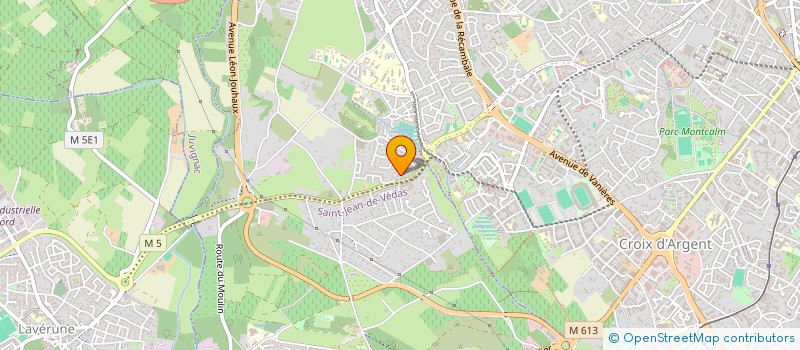 localisation de l'entreprise EMF GESTION à MONTPELLIER