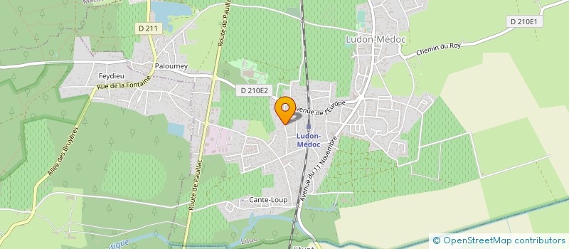 localisation de l'entreprise EMF INVEST  SAINT-MEDARD-EN-JALLES