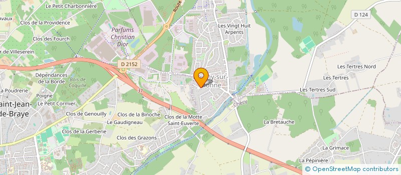 localisation de l'entreprise EMF ORLEANS à BOIGNY-SUR-BIONNE