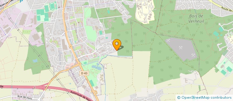 localisation de l'entreprise EMF VTC à LES MUREAUX