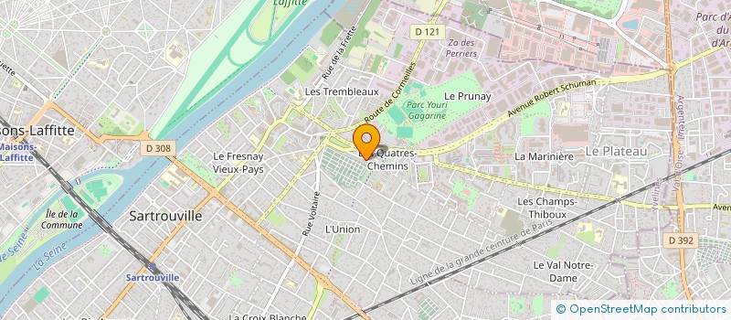 localisation de l'entreprise EMF2  MAISONS-LAFFITTE