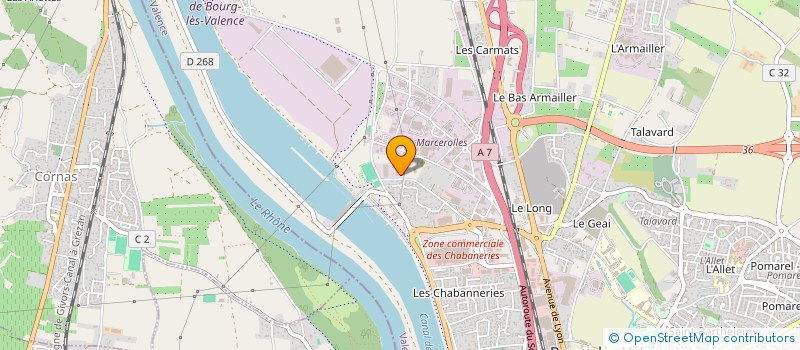 localisation de l'entreprise EMFER DU CYRANO  BOURG-LES-VALENCE