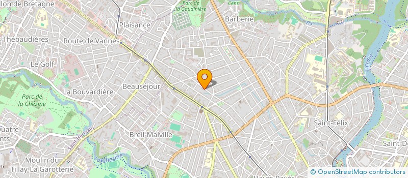 localisation de l'entreprise EMFIE à NANTES