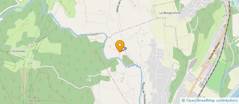 localisation de l'entreprise EMG 2  CHARMES-SUR-RHONE