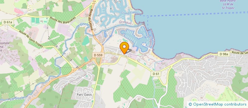 localisation de l'entreprise EMG  COGOLIN