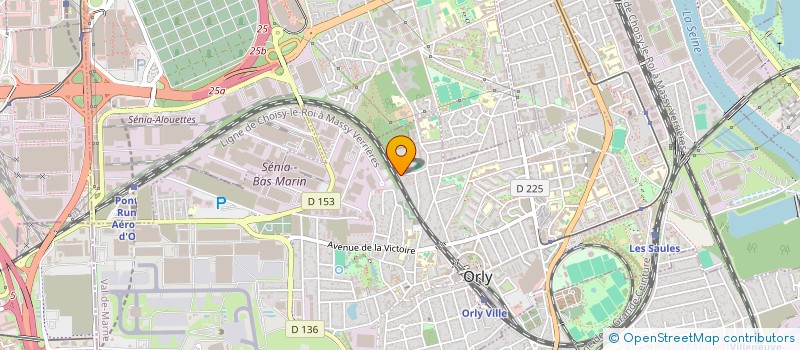 localisation de l'entreprise EMG  ORLY