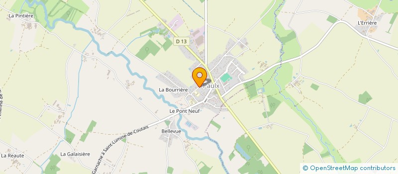 localisation de l'entreprise EMG AGENCEMENTS  PAULX