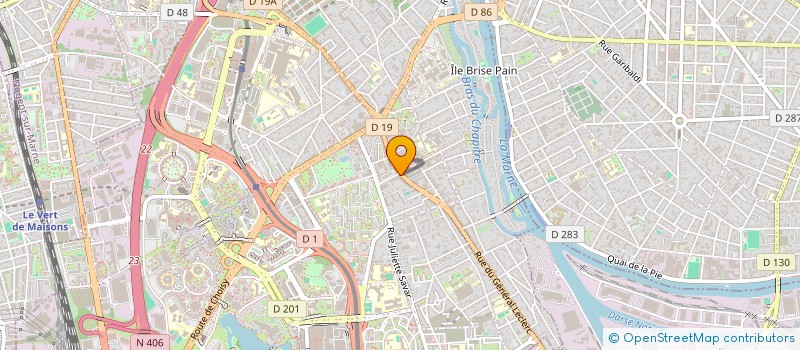 localisation de l'entreprise EMG BAT à CRETEIL