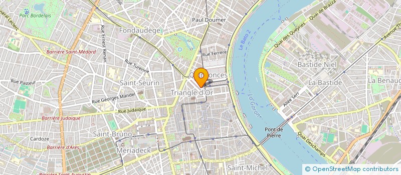 localisation de l'entreprise EMG CARRELAGES  BORDEAUX