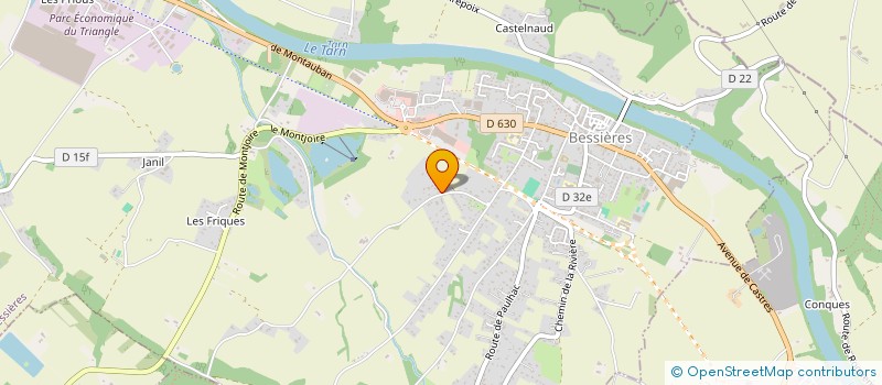 localisation de l'entreprise EMG PATRIMOINE  BESSIERES