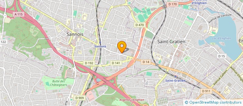 localisation de l'entreprise EMG PLOMBERIE  SANNOIS