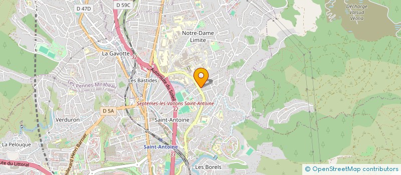 localisation de l'entreprise EMG PRO RENOVATION à MARSEILLE 15EME
