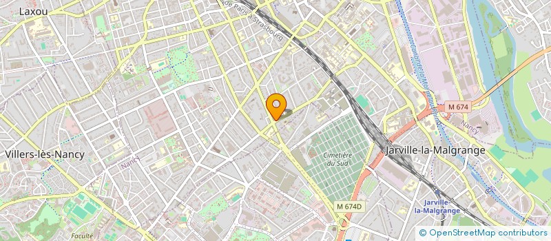 localisation de l'entreprise EMG PROPRIETE  NANCY