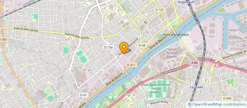 localisation de l'entreprise EMG-SARL  ARGENTEUIL