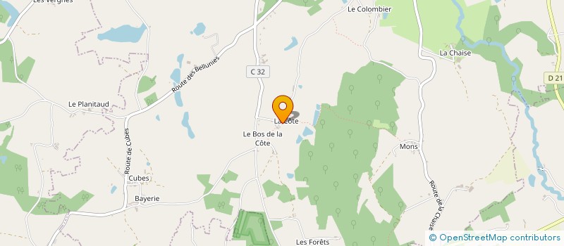 localisation de l'entreprise EMG2  SAINT-LAURENT-SUR-GORRE